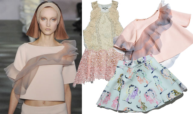 top 4 party outfit trends for 2014 PASTELS